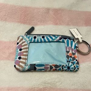 Vera Bradley card and money holder with key ring so cute